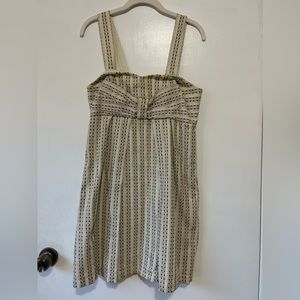 Y2K Vintage - See by Chloe Metallic Gold Mini Dress Size 4
